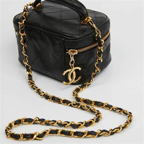 chanel vanity case vintage|vintage chanel bags 1970s.